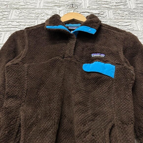 Patagonia‎ Women's Re-Tool Snap-T Fleece Pullover Brown - Jacket xs - Picture 1 of 4